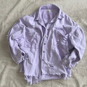 Distressed Denim Jacket